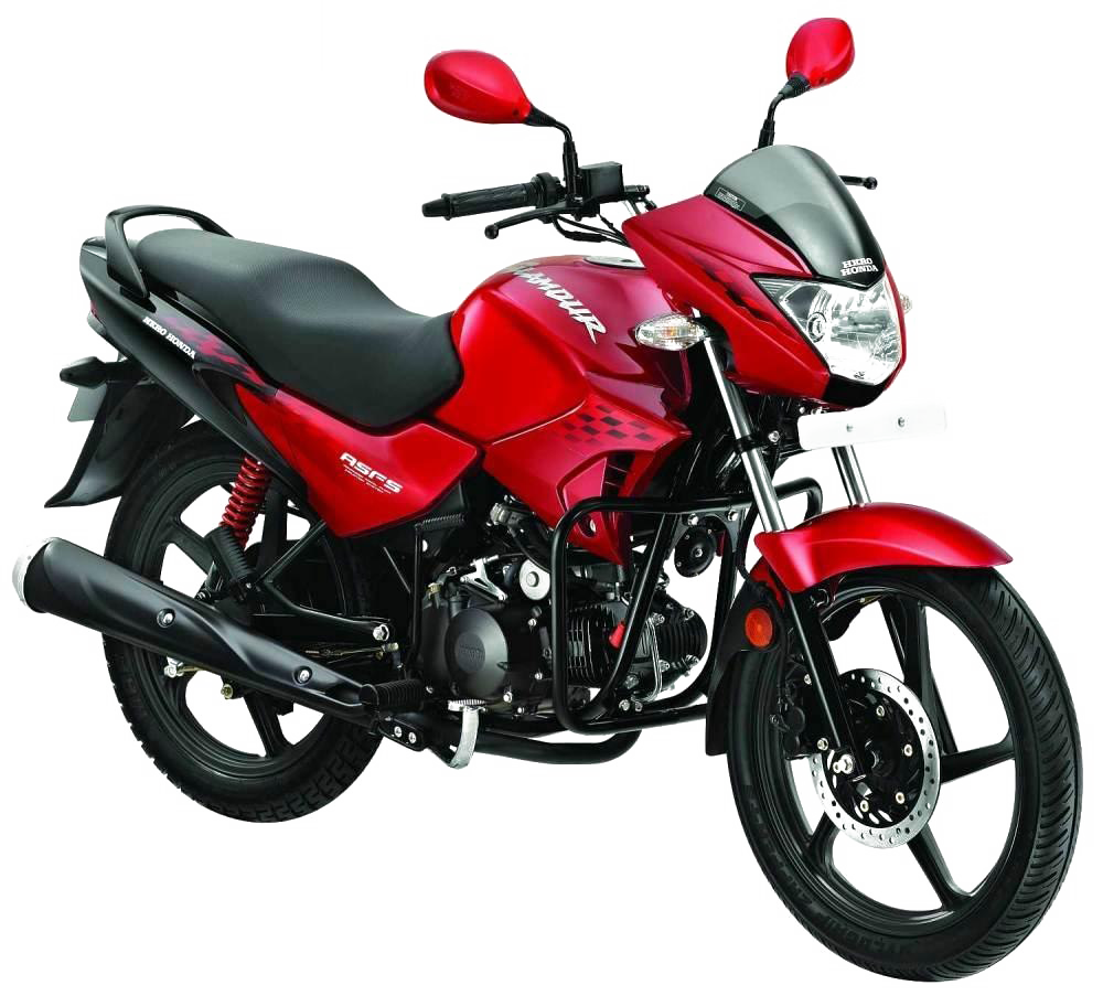 Red Standard Street Motorcycle With Black Seat Street Motorcycle PNG Graphic