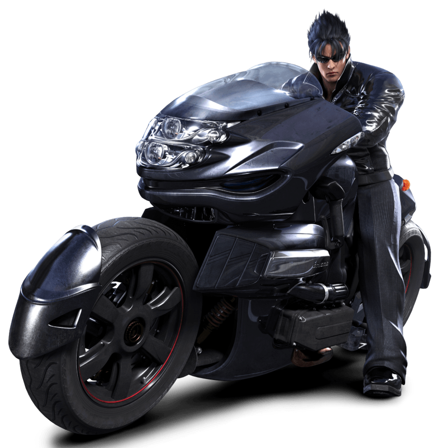 Rider On Black Sport Motorcycle Front Three Quarter View PNG Motorcycle Rider Illustration