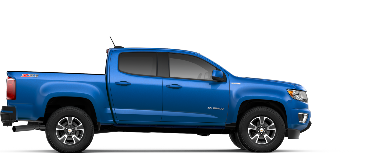 Blue Crew Cab Pickup Truck Side Profile Pickup PNG Vehicle Graphic
