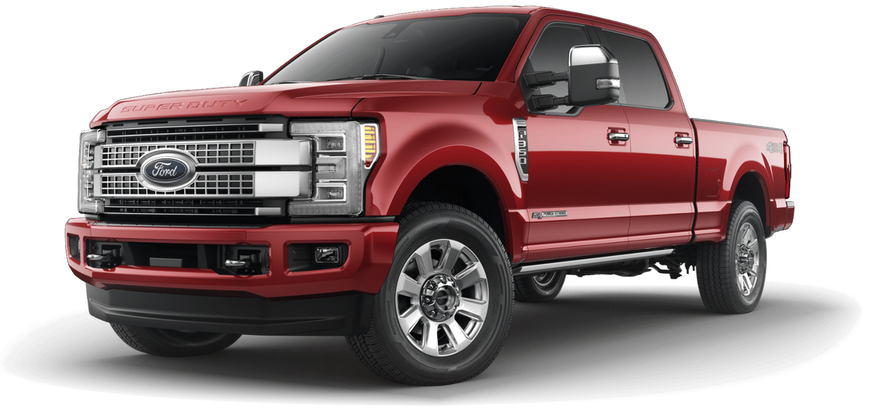 Red Pickup Truck Front Three Quarter View With Chrome Grille PNG Automotive Product Image