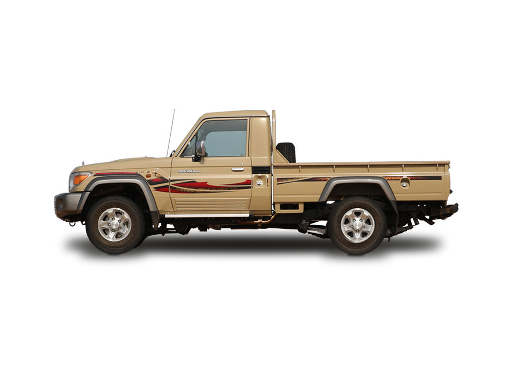 Tan Vintage Utility Pickup Truck With Open Bed Classic Pickup PNG Graphic