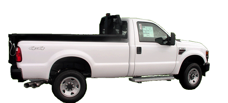 White Full Size Pickup Truck With Dark Windows Pickup Truck PNG Image
