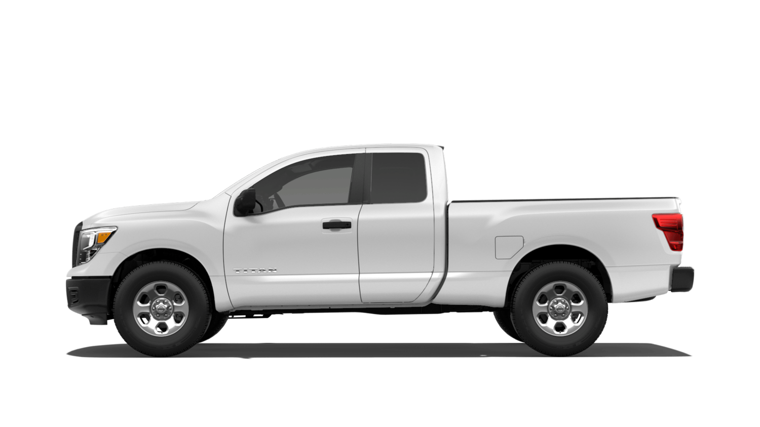 White Pickup Truck Side View With Black Bumper Pickup PNG Clipart