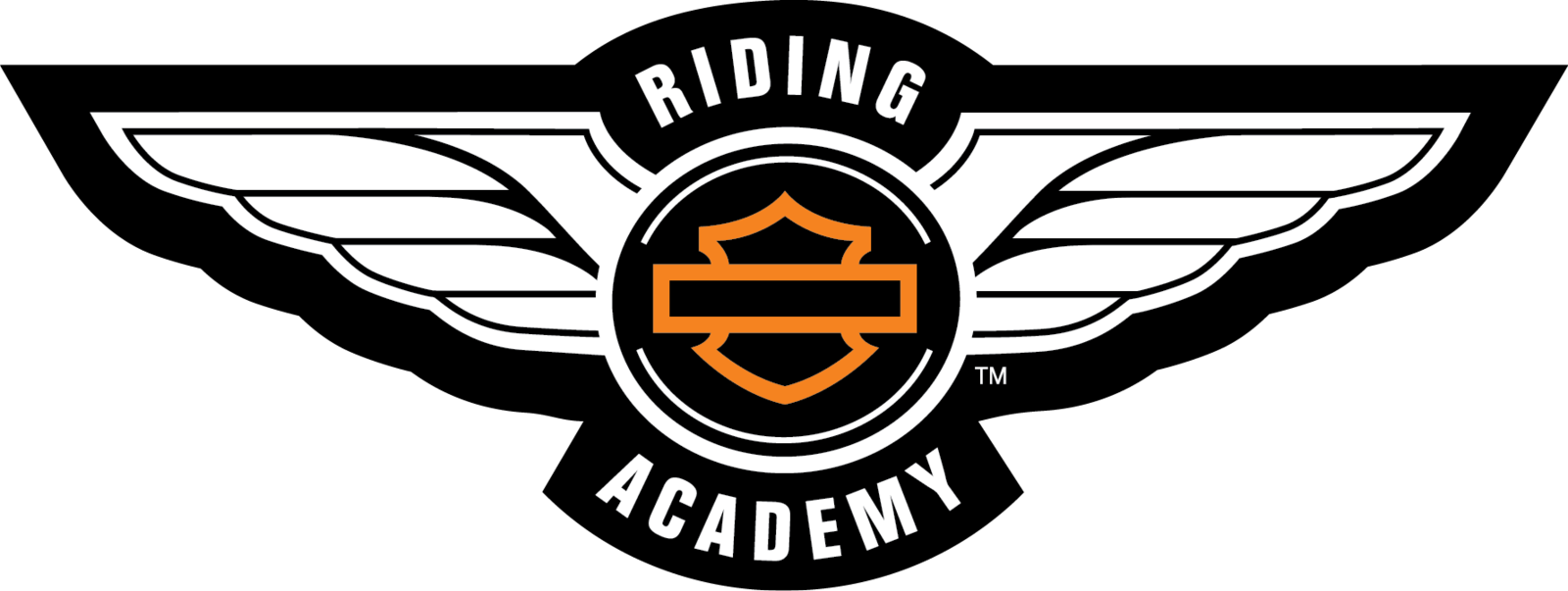 Harley Davidson Riding Academy Winged Shield Logo Transparent PNG Artwork