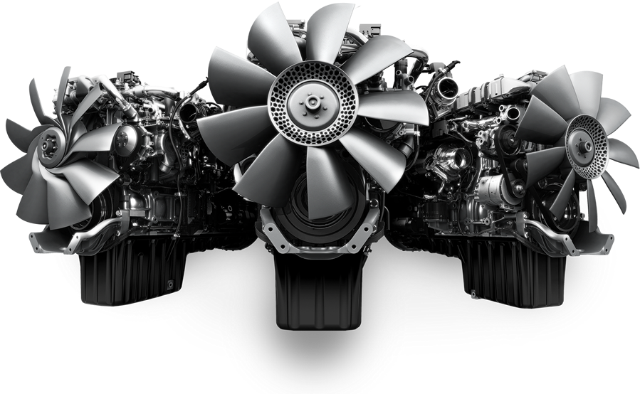 Black Aircraft Radial Engine With Large Cooling Fan PNG Mechanical Graphic