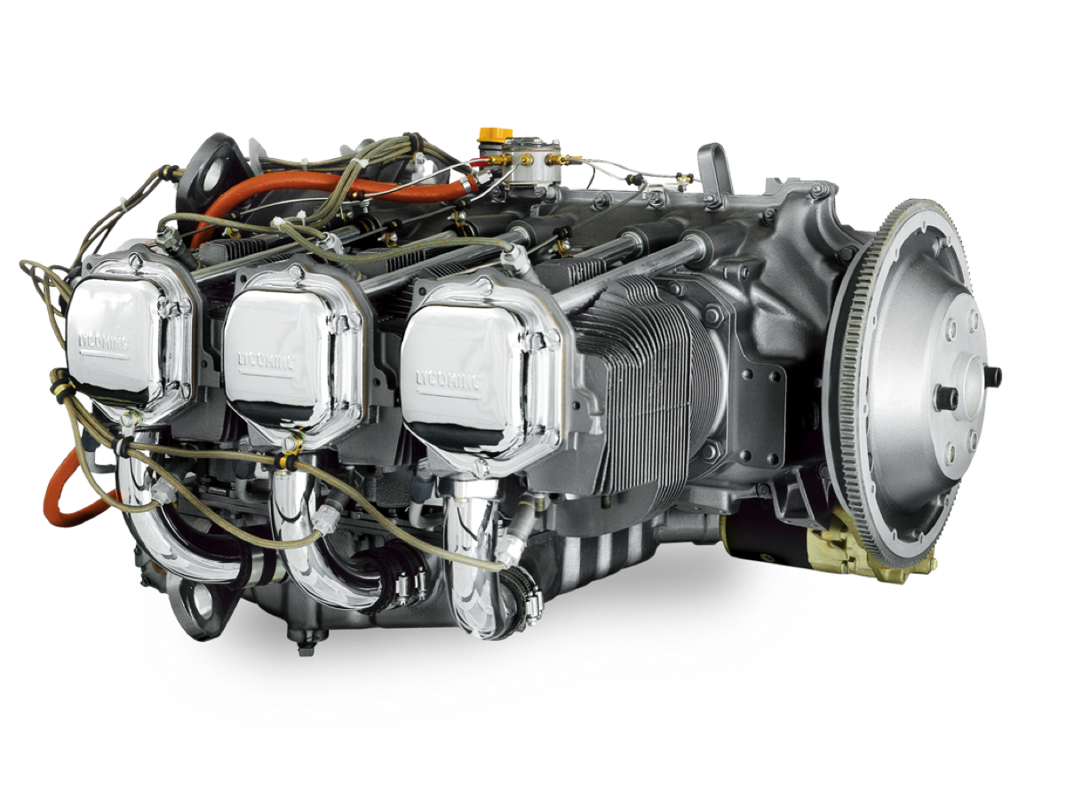 Diesel Engine Assembly With Twin Turbo And Cooling Fan PNG Illustration