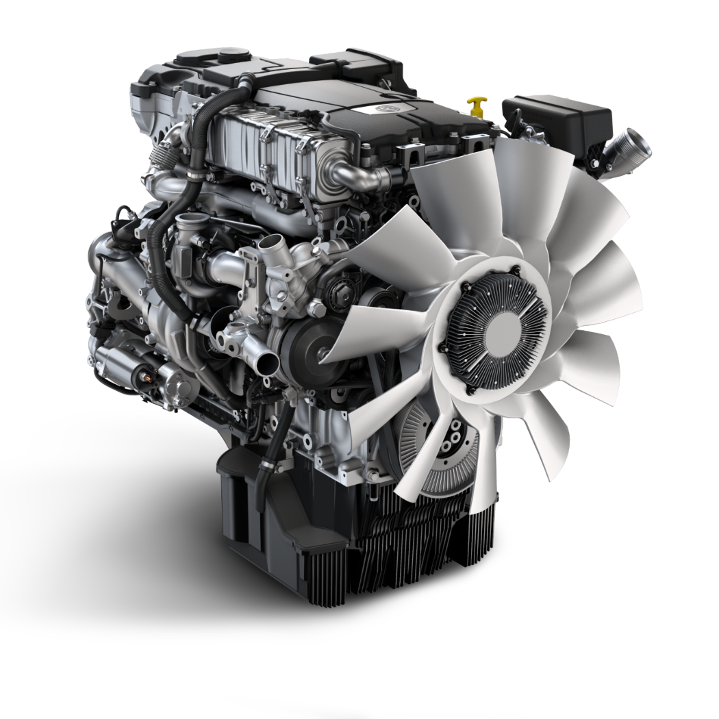 Radial Aircraft Engine With Front Cooling Fan Isolated PNG Graphic