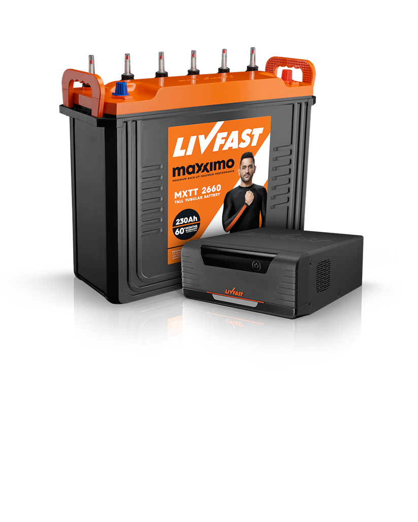 Compact Black Automotive Battery With Orange And White Product Label PNG Image