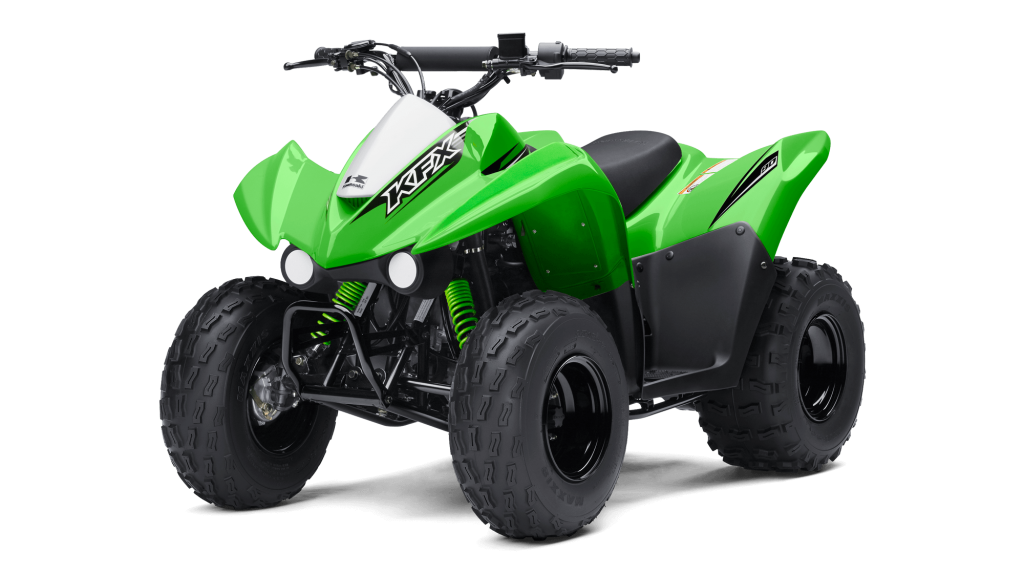 Bright Green Youth Quad Bike With Chunky Tires PNG Off Road Vehicle Image