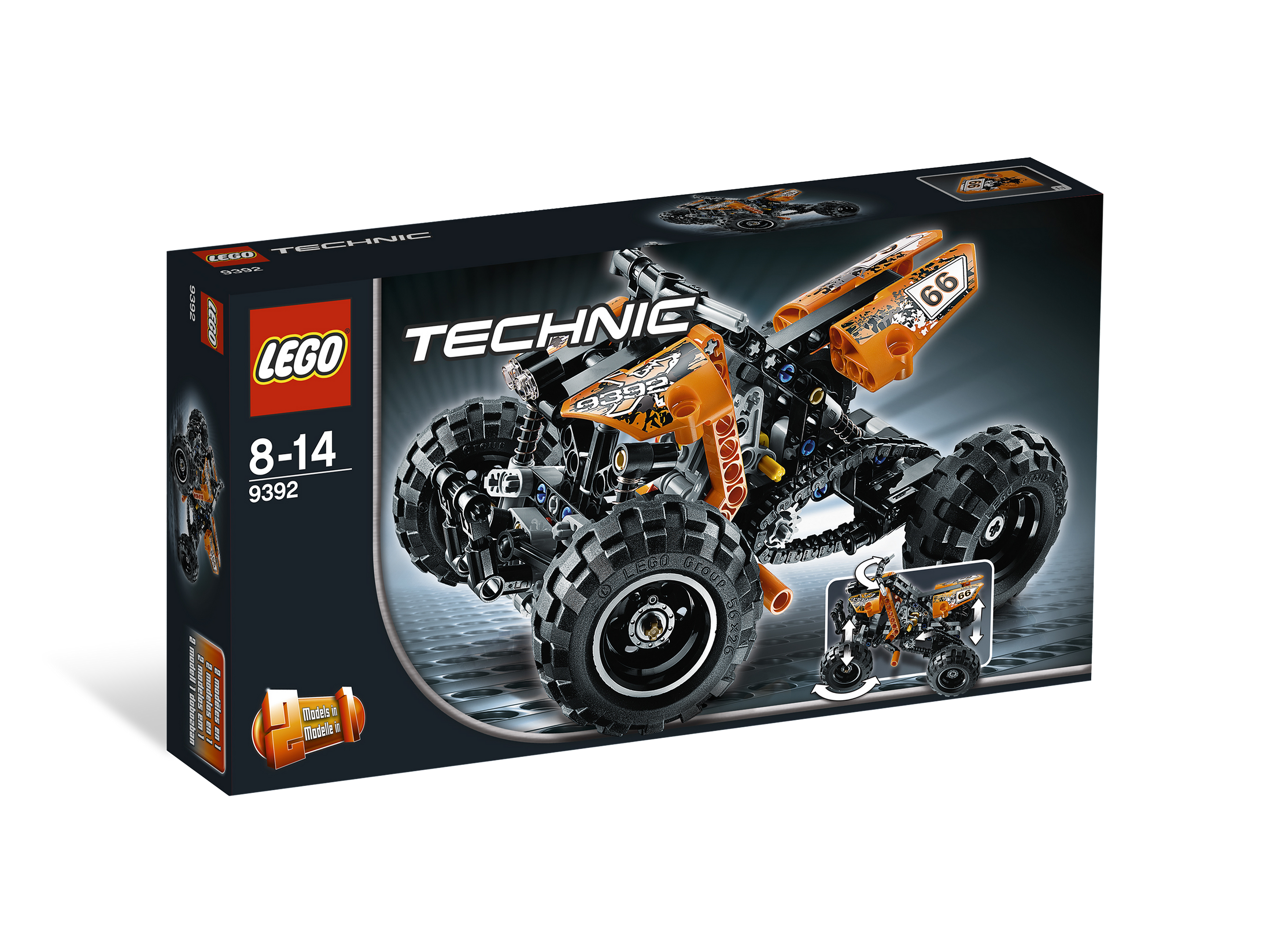 Lego Technic BMW Motorcycle Model Building Kit Box PNG Product Photo