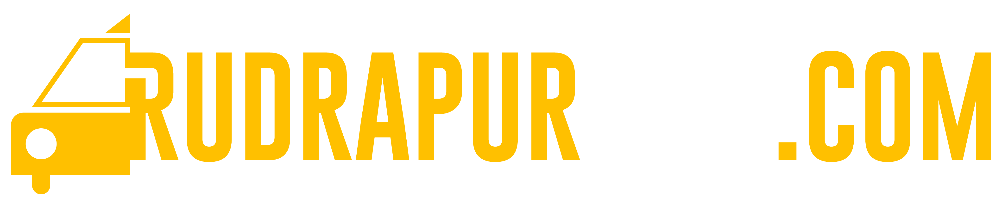 Judrapur Com Taxi Service Wordmark With Yellow Vehicle Icon PNG Logo