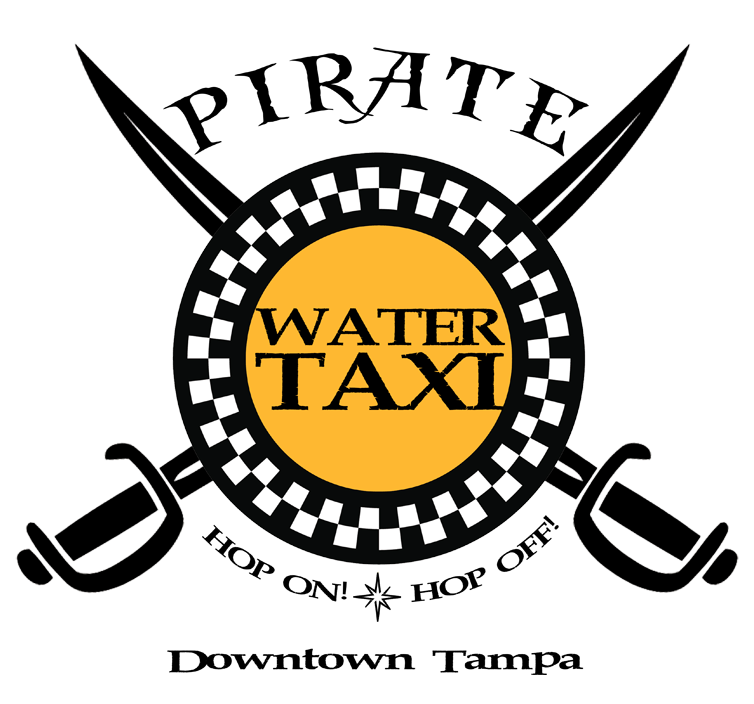 Pirate Water Taxi Downtown Tampa Crossed Swords Brand Logo PNG Artwork