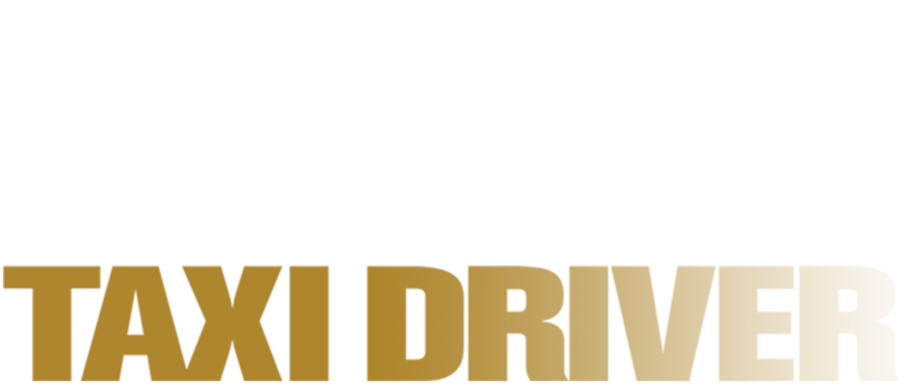 Taxi Driver Gold And Black Text Wordmark Logo PNG Artwork