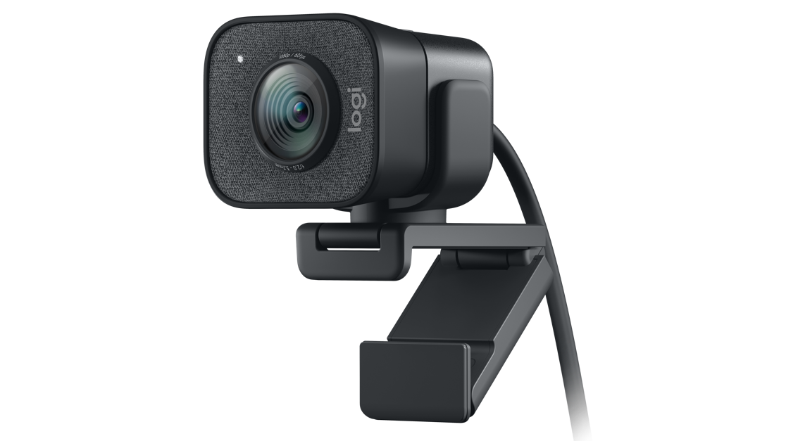 Hikvision Compact Webcam On Adjustable Monitor Mount PNG Photo