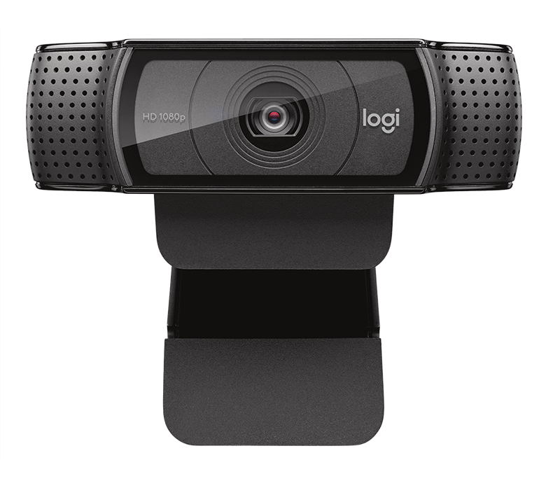 Logitech HD Webcam With Wide Stereo Microphone Bar PNG Product Image