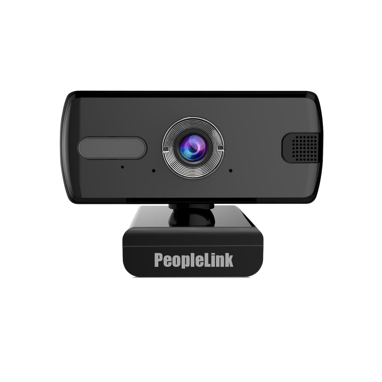 Peoplelink Black Wide Angle Webcam With Monitor Clip PNG Product Image