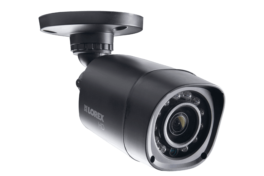 Black Dome CCTV Camera With Ceiling Mount And Infrared Lens PNG Security Image