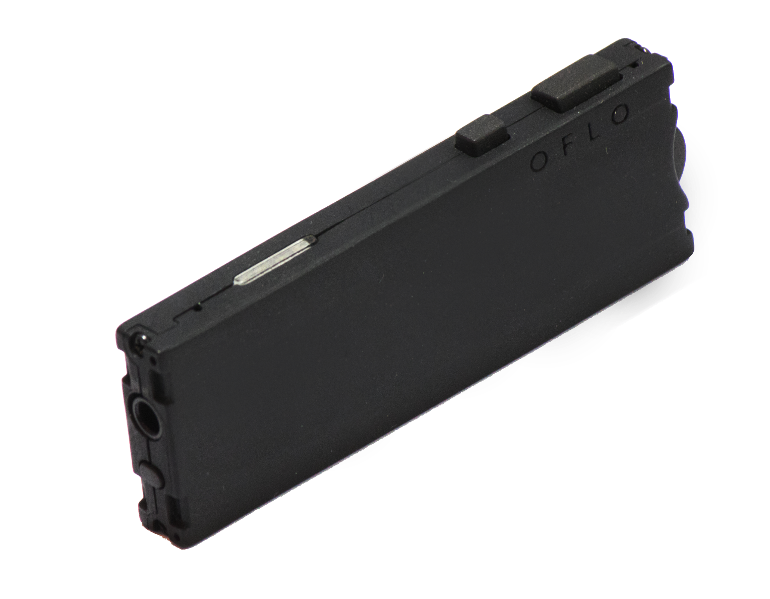 Black Rechargeable Two Way Radio Battery Pack With Side Connector PNG Component