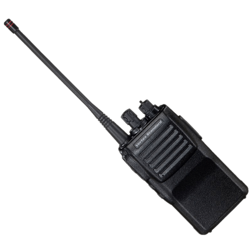 Black Long Antenna Walkie Talkie Silhouette Side View PNG Icon