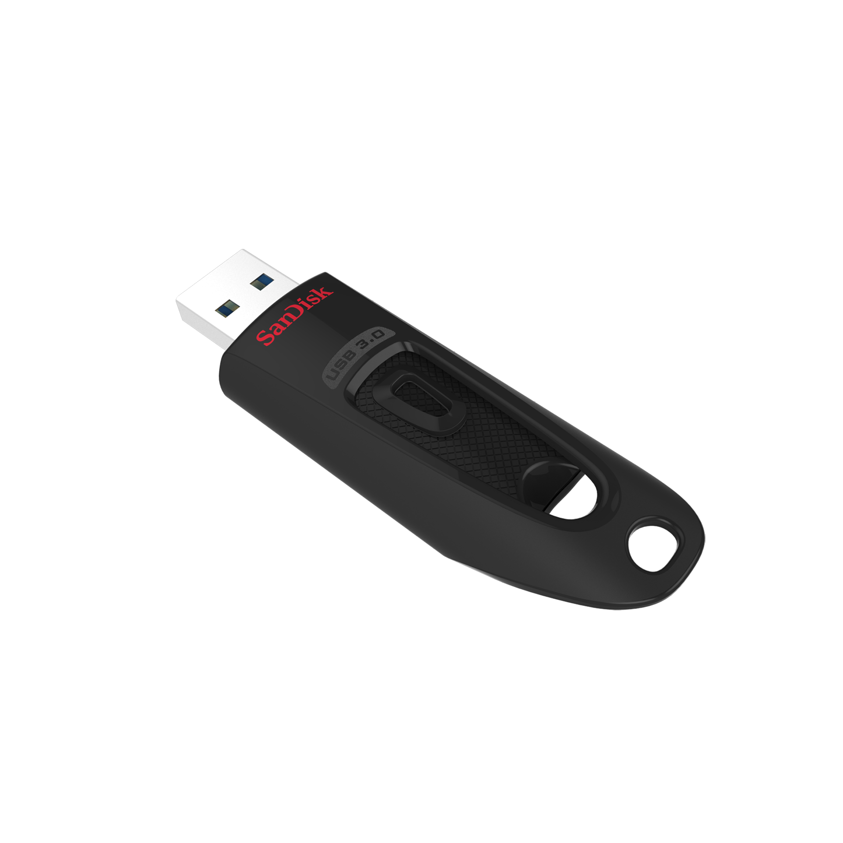 Black Swivel USB Memory Stick With Rotating Protective Cover PNG Photo
