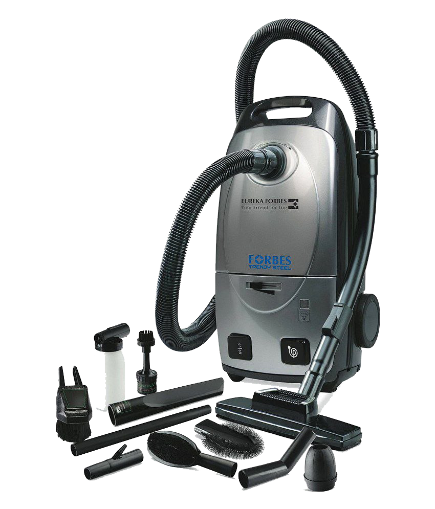 Professional Steam Vacuum Cleaning Machine With Accessory Tool Set PNG Product Image