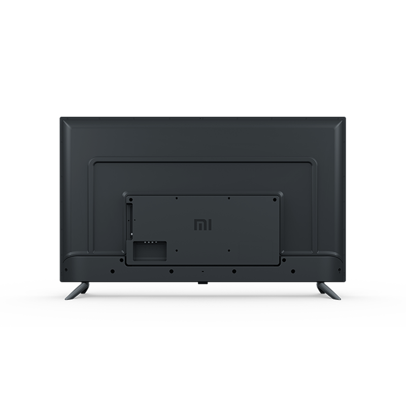 Rear View Of Modern Flat Screen TV With Black Back Panel PNG Product Image