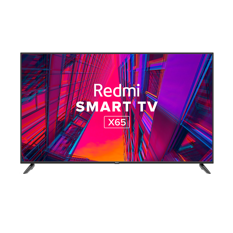 Redmi Smart TV With Streaming Service And Video App Interface PNG Product Image