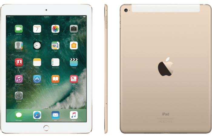Apple Tablet Front And Back Views With App Screen PNG Product Image