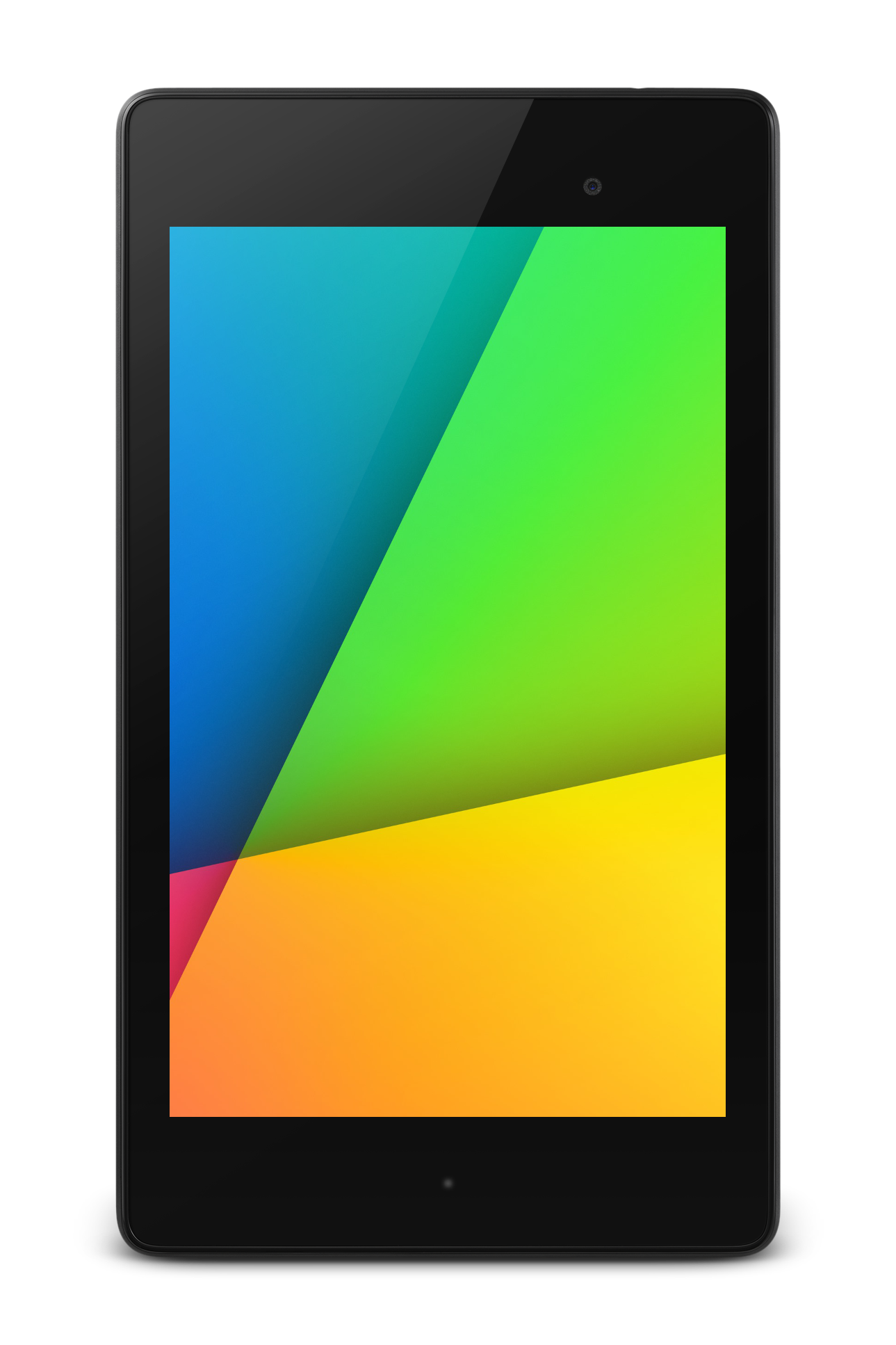 Colorful Android Smartphone With Bright Gradient Wallpaper Transparent PNG Image