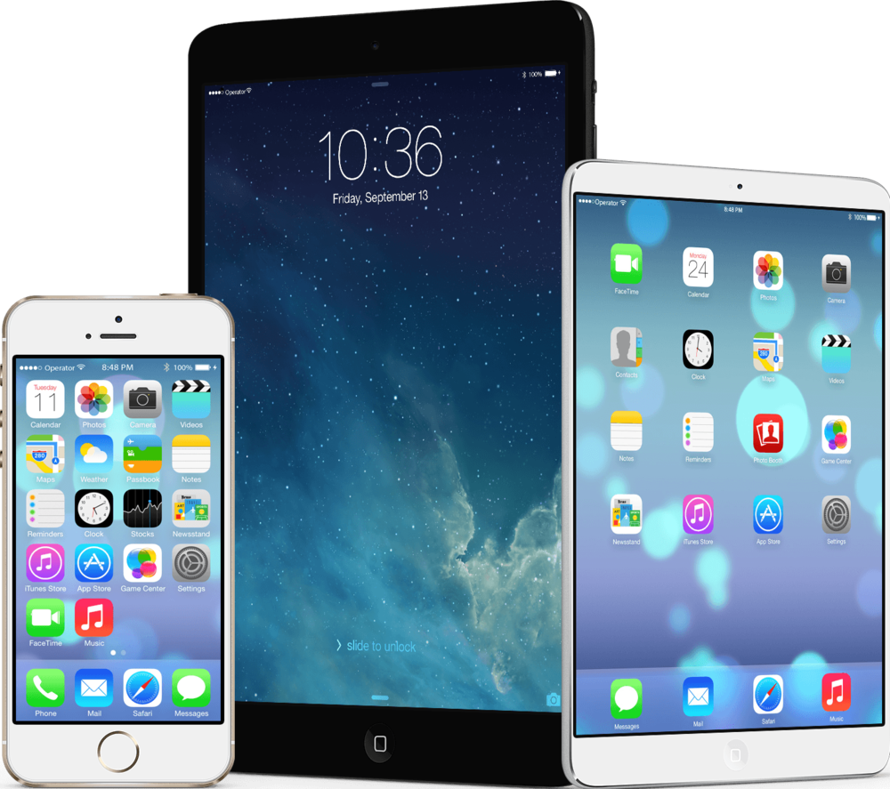 Smartphone And Tablet Showing Mobile Apps Transparent Background PNG Image
