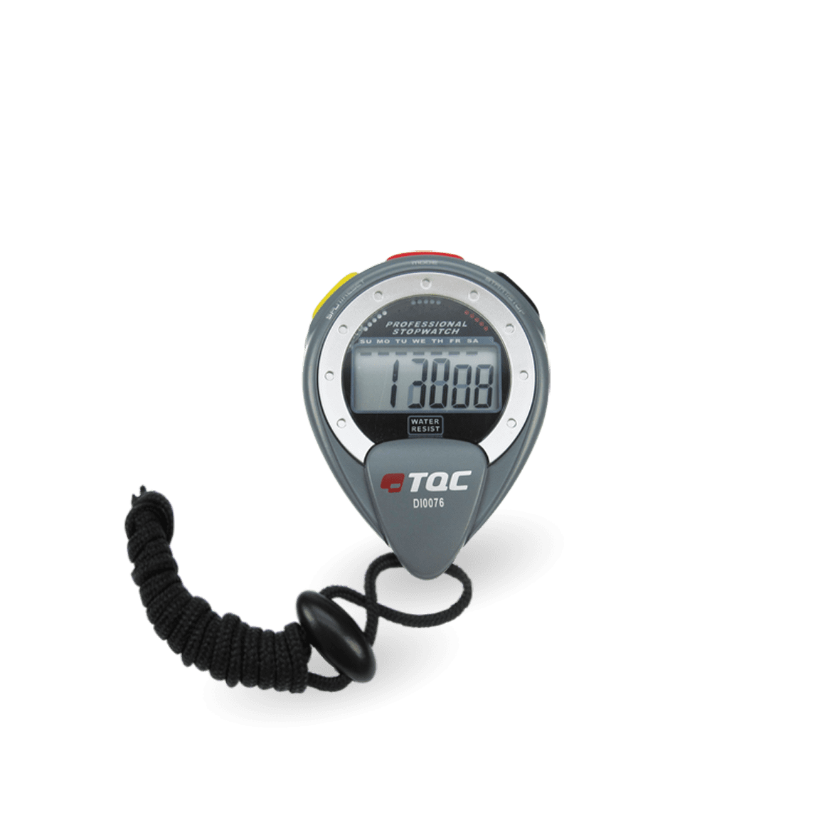 Handheld Digital Stopwatch Meter With Side Cord PNG Product Image