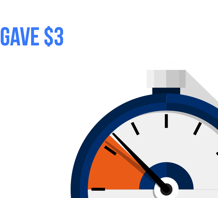Colorful Countdown Gauge With Stopwatch Dial And Blue Display PNG Graphic