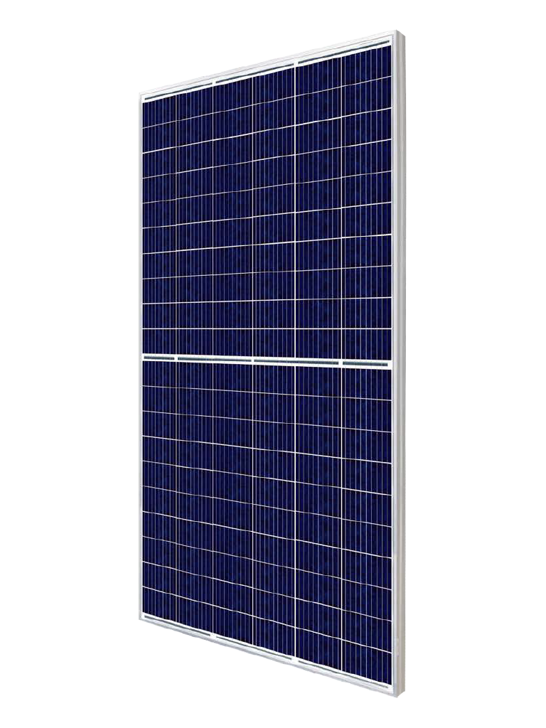 Vertical Navy Blue Photovoltaic Panel With Rectangular Cells PNG Image