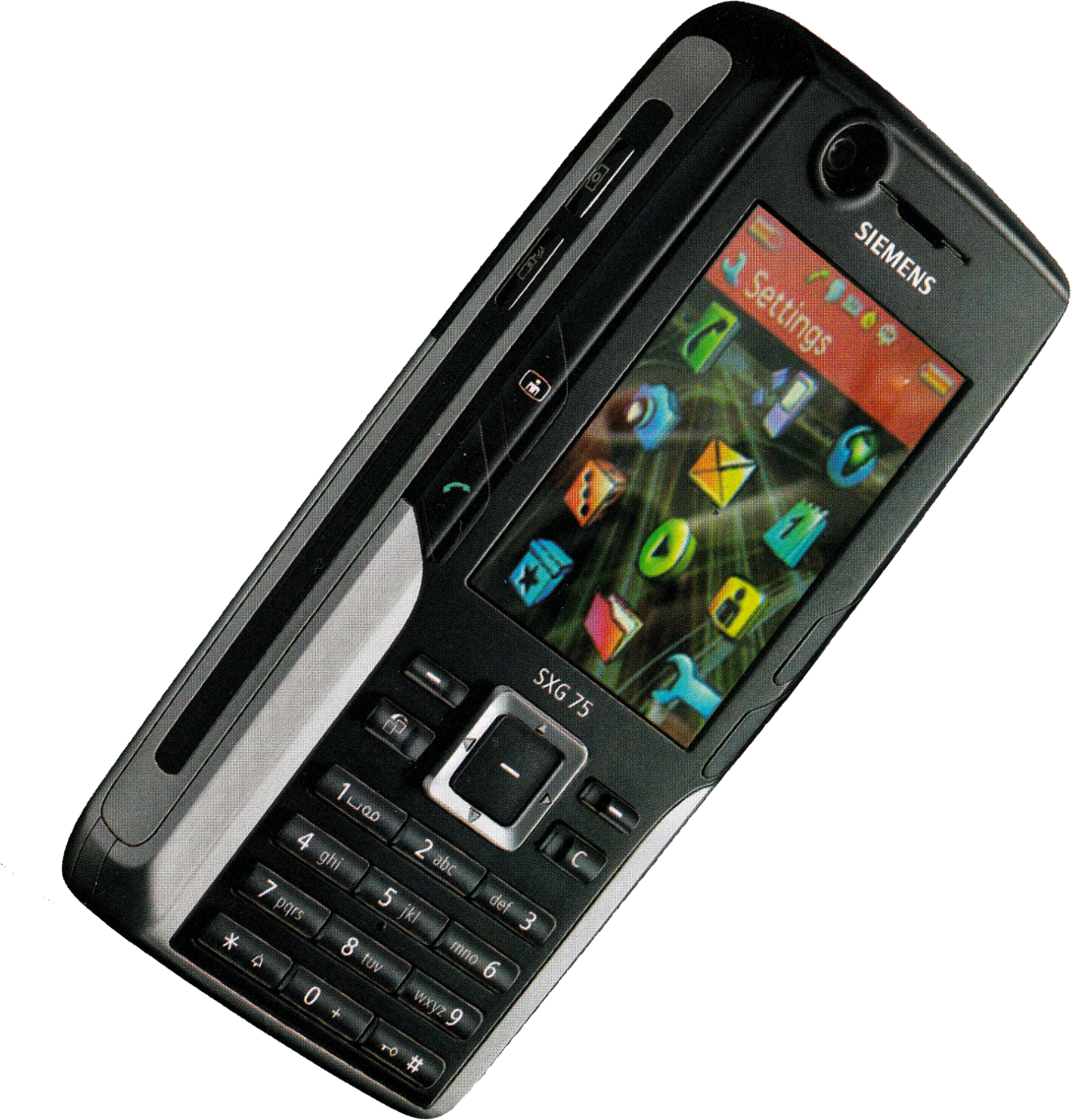 Black QWERTY Keyboard Smartphone With Touchscreen Isolated PNG Product Image