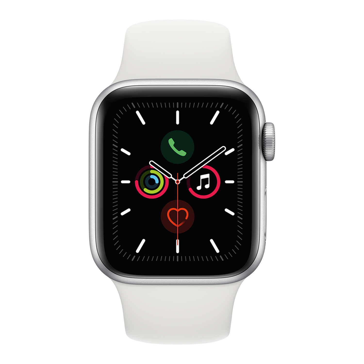 Black Smartwatch With Colorful Health And Fitness Screen PNG Product Image