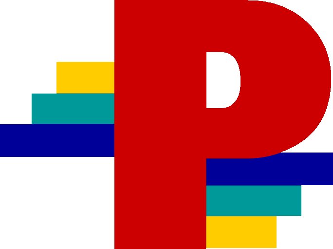 Colorful Classic PlayStation Logo Red Blue Yellow And Green PNG Graphic