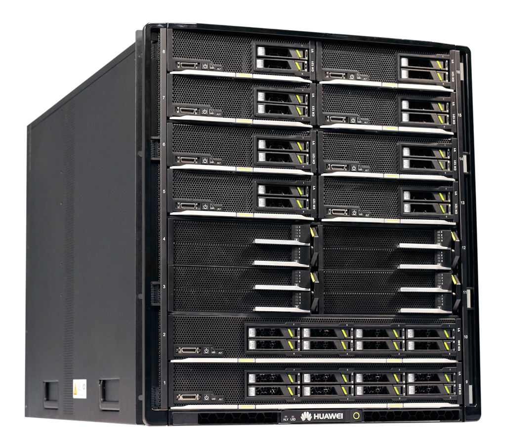 Black Enterprise Rack Server Cabinet With Open Front Panel PNG Product Photo