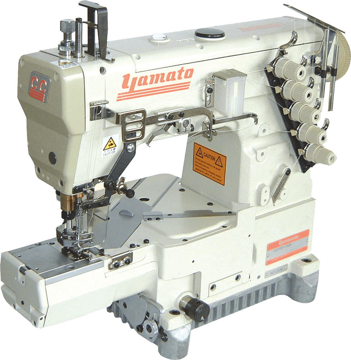 Industrial Overlock Serger Sewing Machine With Multiple Thread Guides PNG
