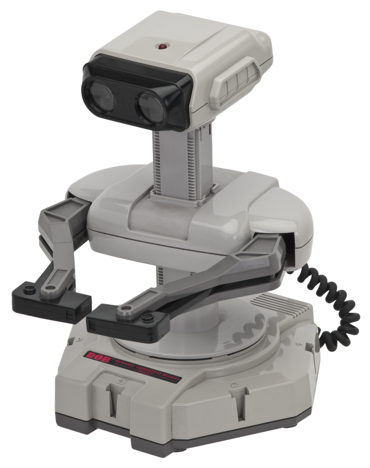 Compact Gray Robotic Inspection Machine With Camera Head And Cable PNG
