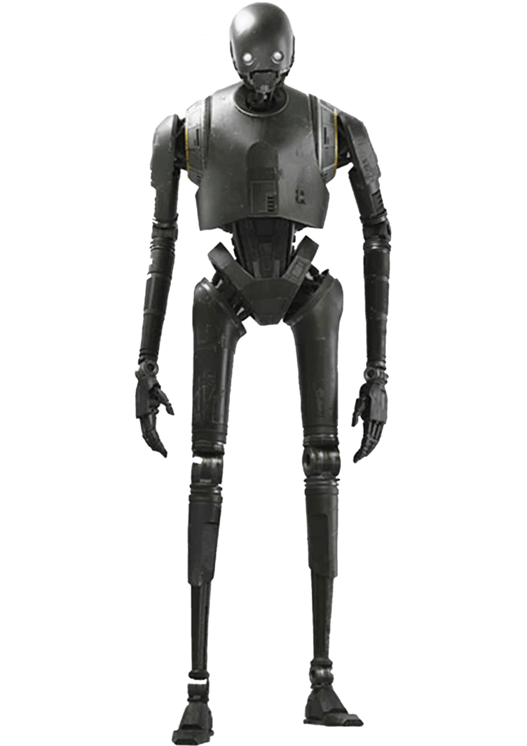 Tall Black Humanoid Android Robot Standing Front View PNG Photo