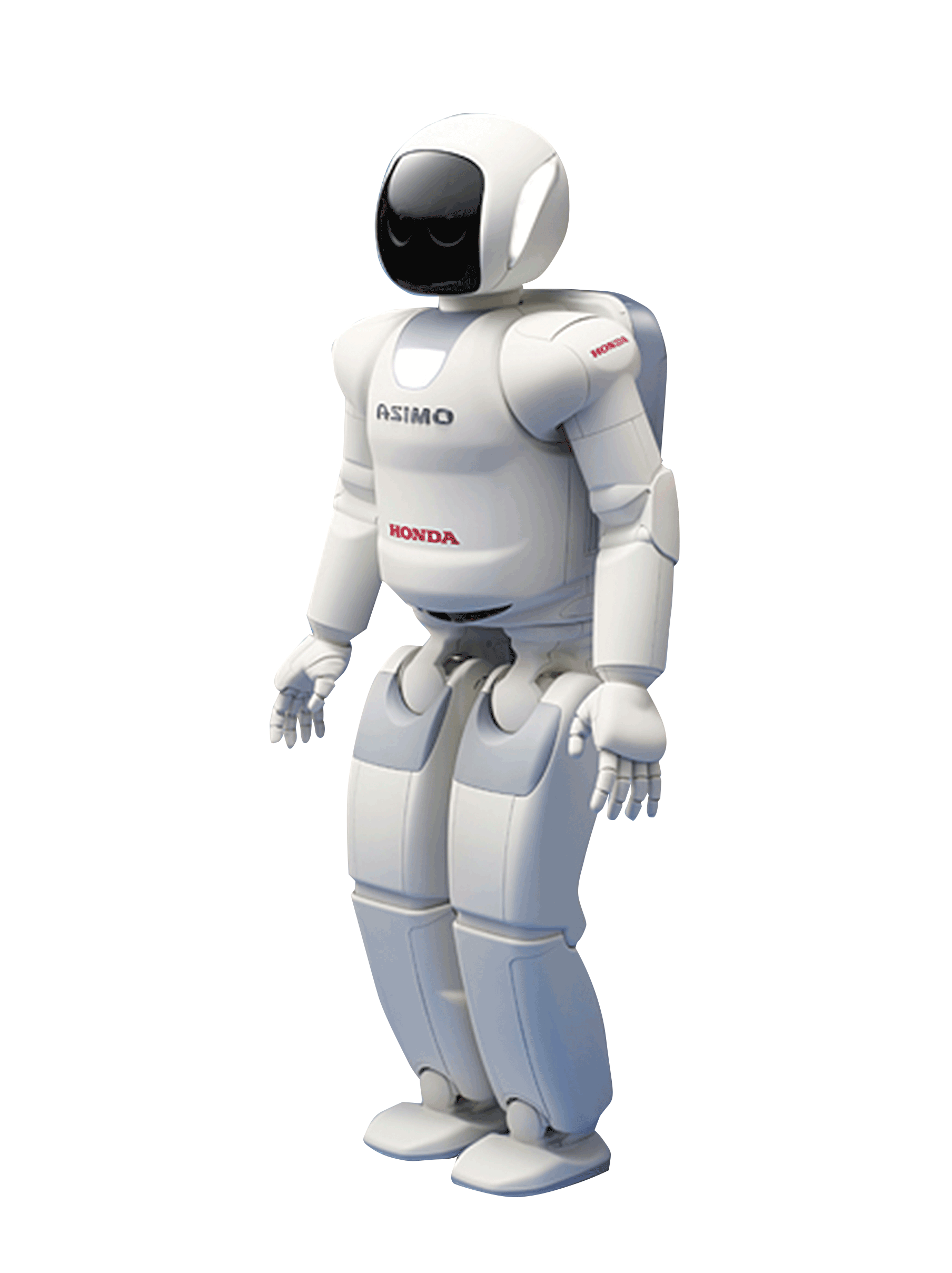 White Modern Humanoid Robot Standing With Smooth Futuristic Armor PNG Photo