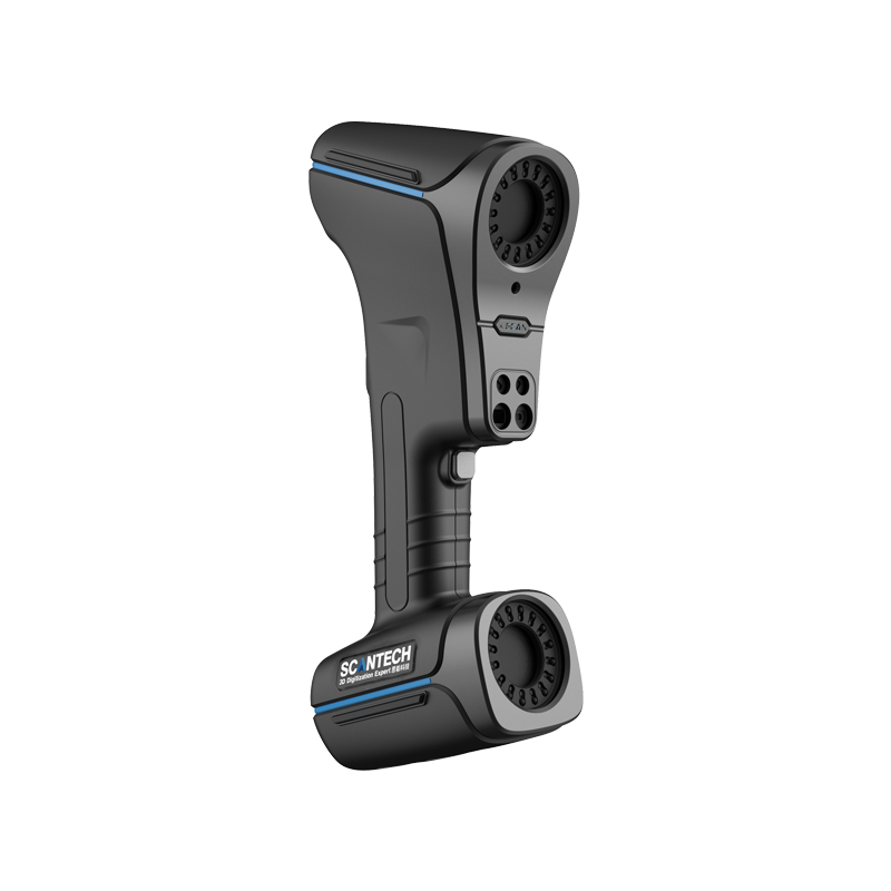 Compact Black Handheld Inventory Barcode Scanner Product PNG Photo