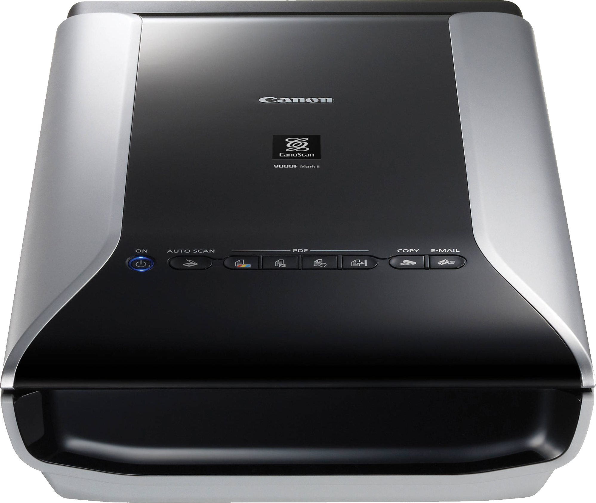 Compact Black Mobile Sheetfed Scanner With Front Feed Slot PNG Product Photo