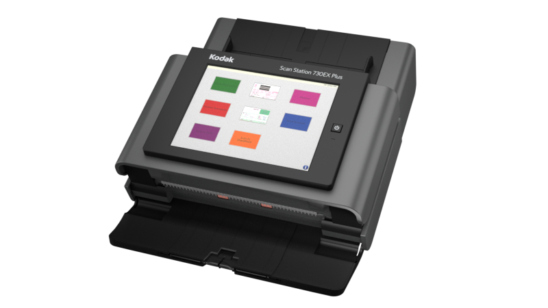 Desktop Fingerprint Time Clock Scanner With Color Touchscreen PNG Photo