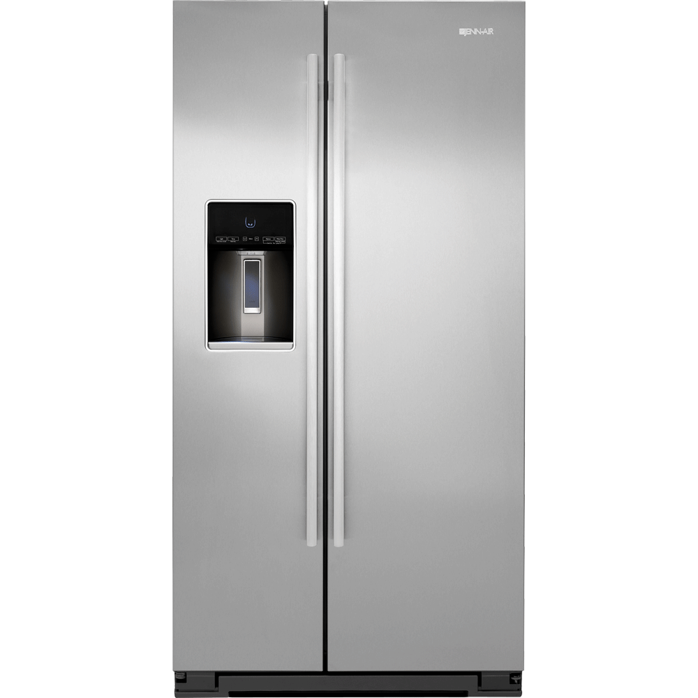 Stainless Steel French Door Fridge With Water Dispenser And Ice Maker PNG