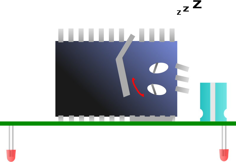 Installing A Processor Chip On Motherboard With Circuit Board PNG Illustration