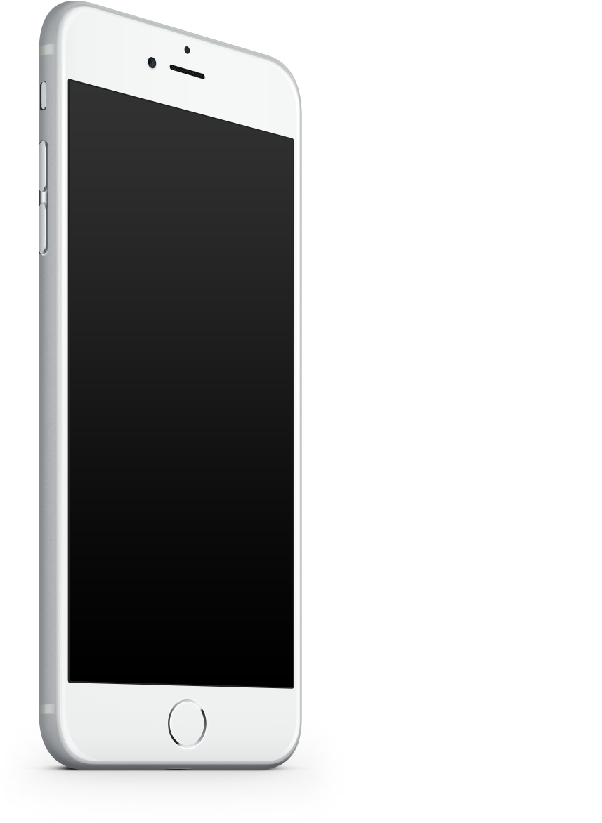 White And Black Classic Smartphone Front And Back Views PNG Product Image