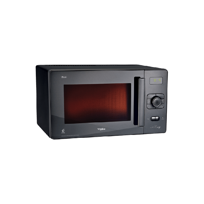 Small Red Countertop Oven With Black Glass Door PNG Product Photo