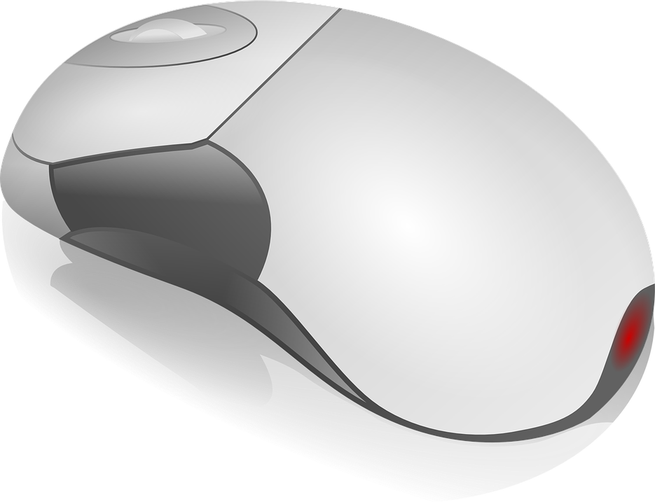 Sleek White And Silver Wireless Mouse With Streamlined Body PNG Product Photo