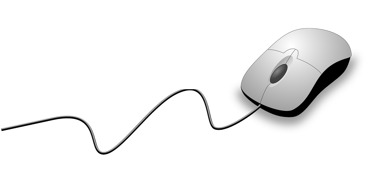 White Compact Wireless Mouse With Smooth Curved Shell PNG Product Image